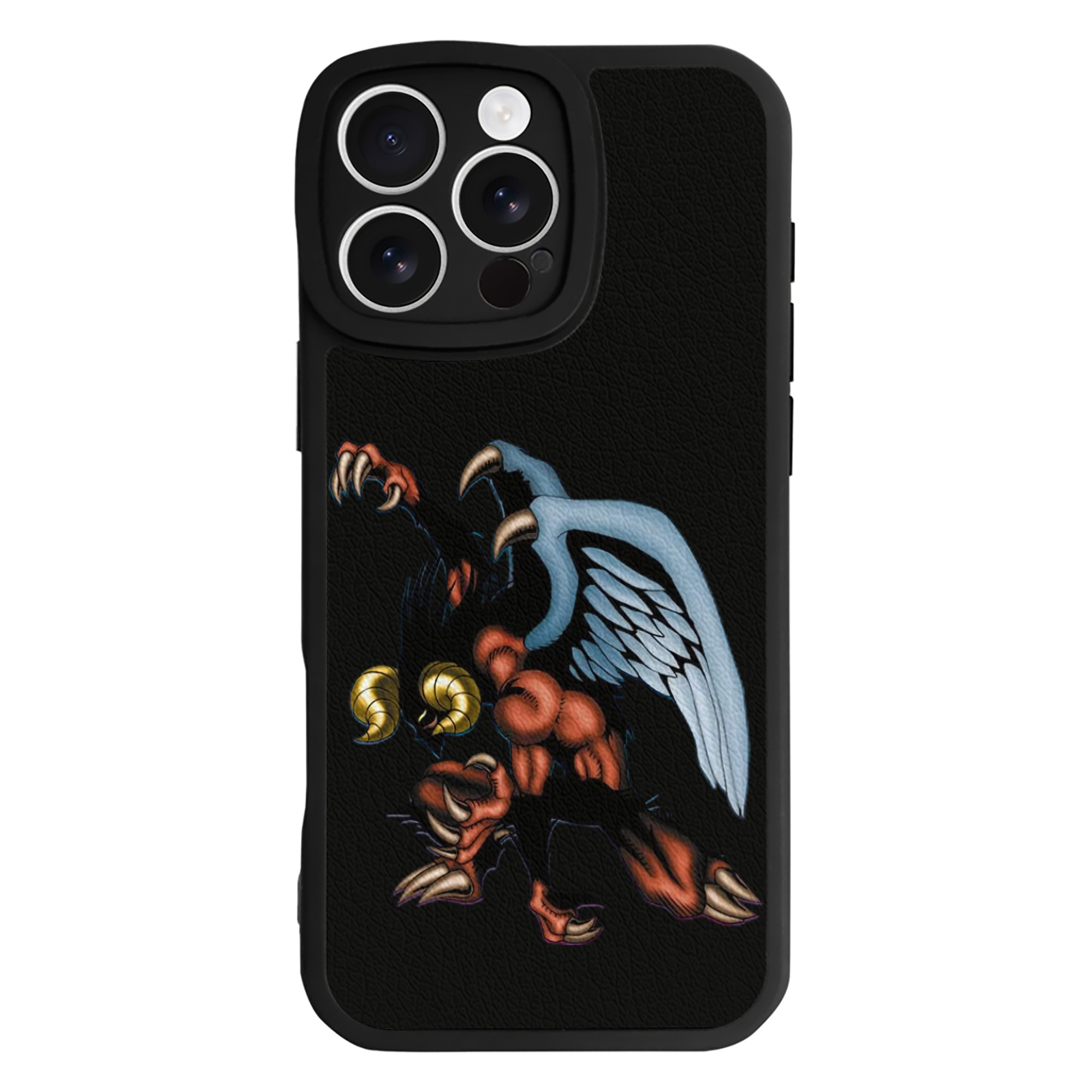 （画像用） 遊☆戯☆王 Yu-Gi-Oh! 【iPhone 16シリーズ対応】シリコンスマホケース（レザー調） 材質：シリコン